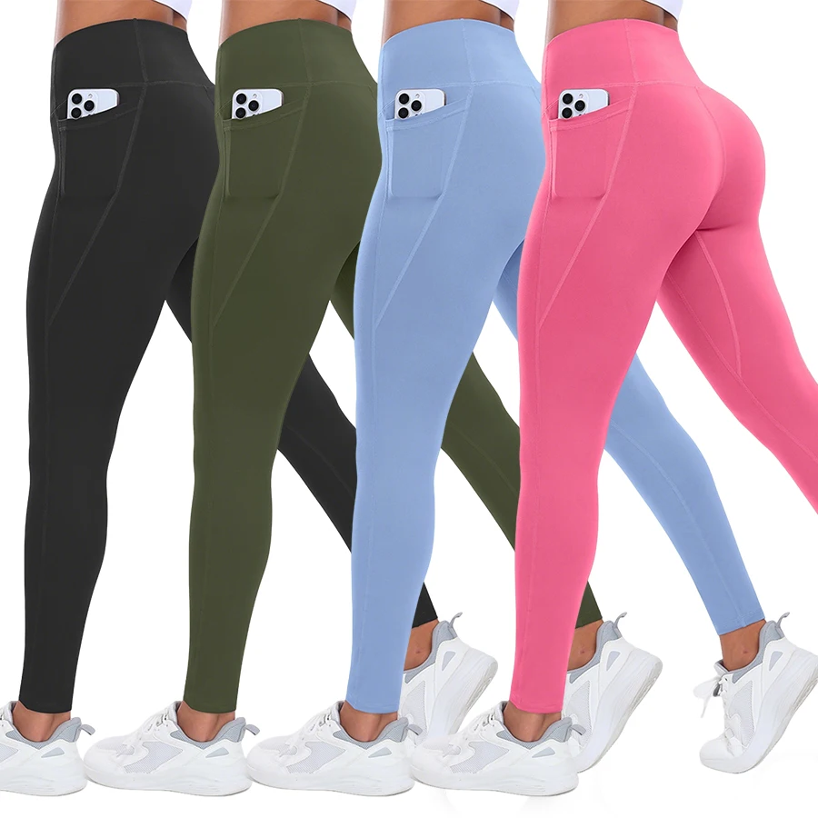 Women Yoga Pants with Pockets Butt Lifting Tummy Control Sports Leggings High Waist Fitness Tights Gym Clothing Sportswer
Women Yoga Pants with Pockets Butt Lifting Tummy Control Sports Leggings High Waist Fitness Tights Gym Clothing Sportswer