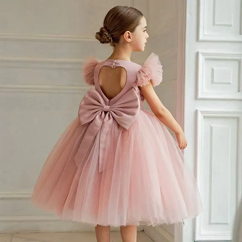 Girls Princess Dress Puff Sleeve Tulle Party Gown High-End Formal Dress Little Girl Host Piano Performance Fluffy Tutu Dress
Girls Princess Dress Puff Sleeve Tulle Party Gown High-End Formal Dress Little Girl Host Piano Performance Fluffy Tutu Dress