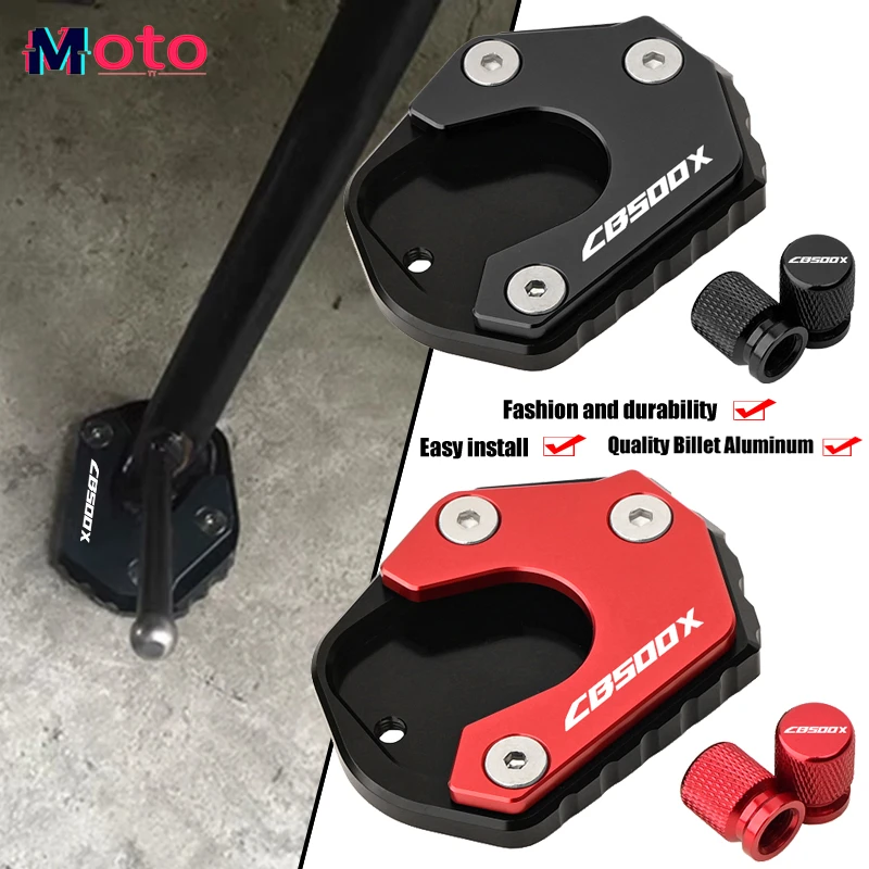 For HONDA CB500X CB 500X CB500 X 2019-2023 Motorcycle CNC Accessories Kickstand Side Stand Foot Extension Pad & Tire Valve Cap
For HONDA CB500X CB 500X CB500 X 2019-2023 Motorcycle CNC Accessories Kickstand Side Stand Foot Extension Pad & Tire Valve Cap
