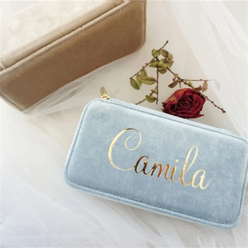 Velvet Custom Jewelry Case, Travel Box, Zipper Case, Christmas & Holiday Gifts for Her, Wedding and Bridesmaid, Women Gift Idea
Velvet Custom Jewelry Case, Travel Box, Zipper Case, Christmas & Holiday Gifts for Her, Wedding and Bridesmaid, Women Gift Idea