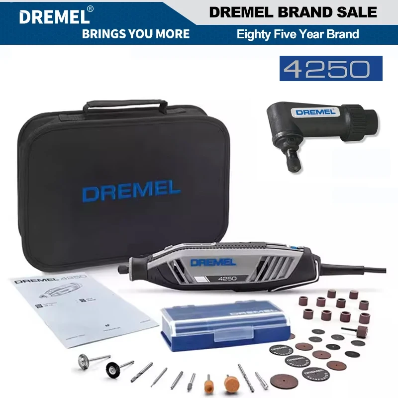 Электрическая шлифовальная машина Dremel 4250 N35, перезаряжаемый вращающийся инструмент, шлифовальная машина с переменной скоростью для гравировки, сверления, резьбы, полировки
Электрическая шлифовальная машина Dremel 4250 N35, перезаряжаемый вращающийся инструмент, шлифовальная машина с переменной скоростью для гравировки, сверления, резьбы, полировки
