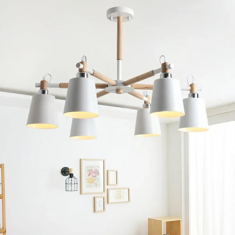 Nordic minimalist metal and wooden bracket chandelier chandelier E27 colorful chandeliers for kitchen living room bedroom study
Nordic minimalist metal and wooden bracket chandelier chandelier E27 colorful chandeliers for kitchen living room bedroom study