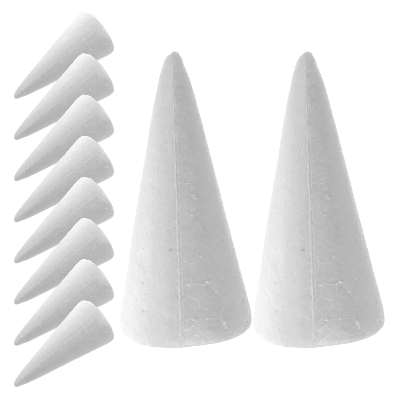 Foam Cone Cones for DIY Craft Supply Accessory Polystyrene Shapes Centerpieces Decor
Foam Cone Cones for DIY Craft Supply Accessory Polystyrene Shapes Centerpieces Decor