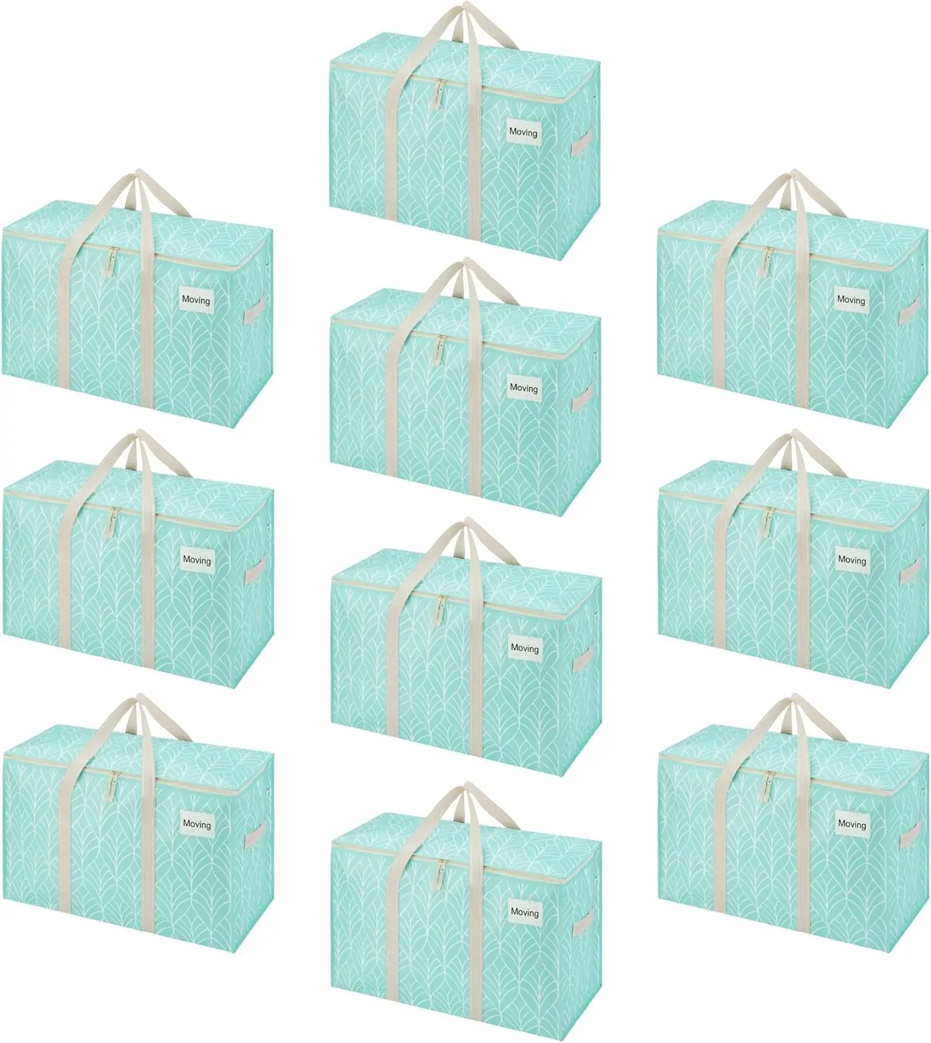 Extra Large Moving Bags, Heavy Duty Storage Bags with Reinforced Handles & Strong Zippers, Foldable Reusable for Clothes Dorm
Extra Large Moving Bags, Heavy Duty Storage Bags with Reinforced Handles & Strong Zippers, Foldable Reusable for Clothes Dorm