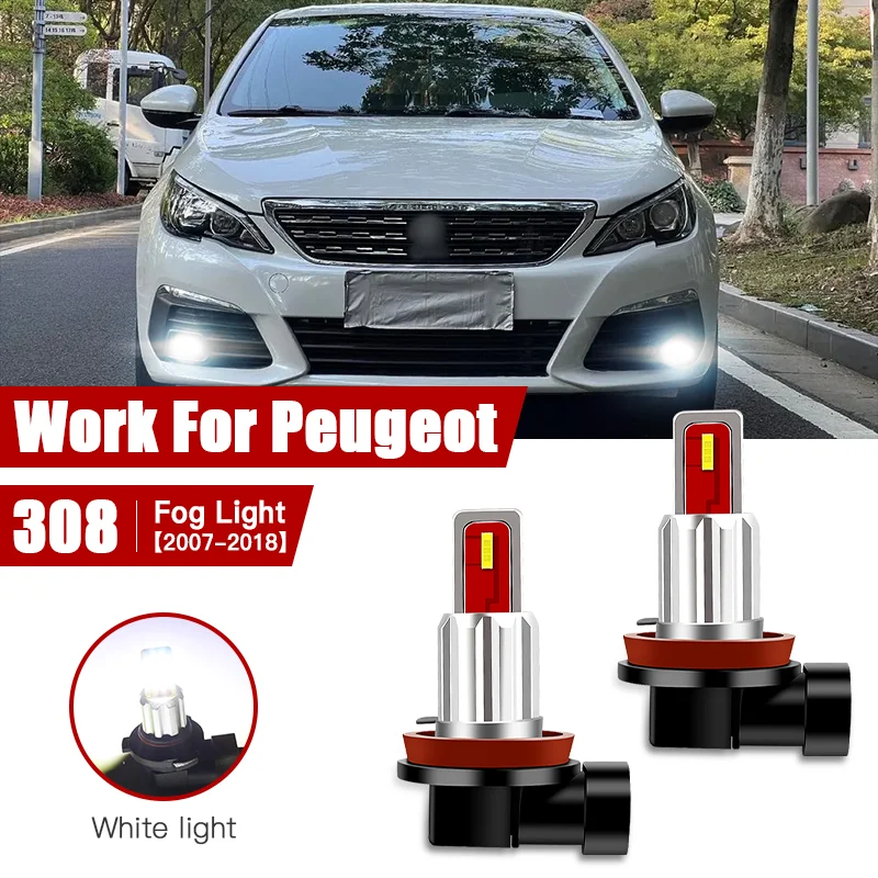 2pcs Led Car Fog Lamp for Peugeo 308 2007 2008 2009 2010 2011-2018 H11/H8 Front Fog Light Bulb Car Accessories Canbus 12V/35W
2pcs Led Car Fog Lamp for Peugeo 308 2007 2008 2009 2010 2011-2018 H11/H8 Front Fog Light Bulb Car Accessories Canbus 12V/35W