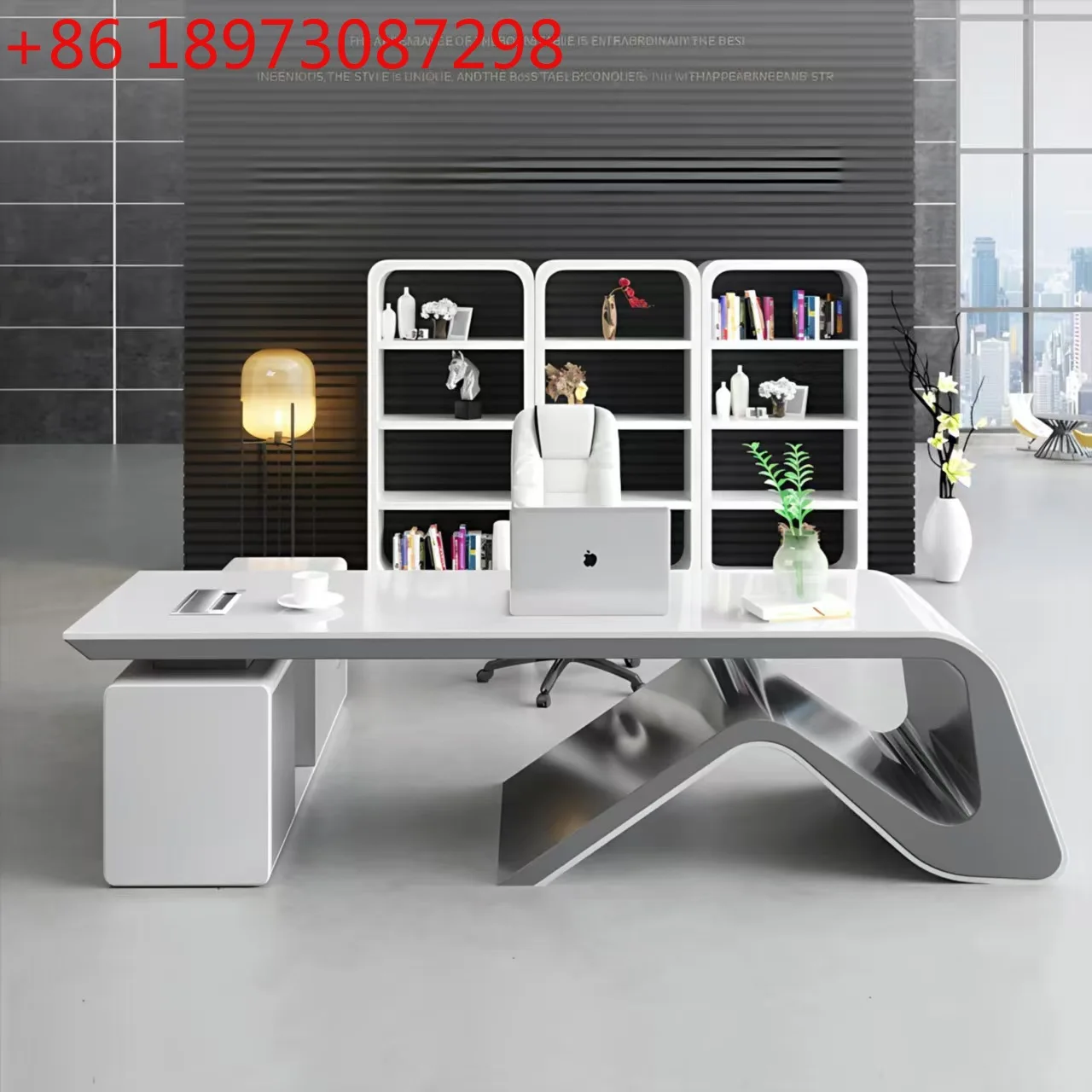 Simple Modern White Painted Fashion Boss Desk President Manager Supervisor Creative Desk
Simple Modern White Painted Fashion Boss Desk President Manager Supervisor Creative Desk