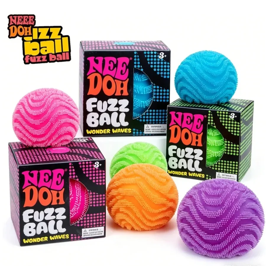 NeeDoh Fuzz Ball Wonder Waves Textured Stress Relief Fidget Ball Sensory Squeeze Toy Kids Adults 2026
NeeDoh Fuzz Ball Wonder Waves Textured Stress Relief Fidget Ball Sensory Squeeze Toy Kids Adults 2026