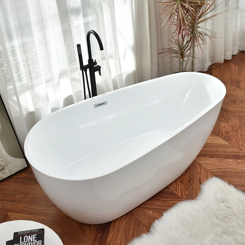 European acrylic freestanding family bathtub Small apartment hotel B & B Internet celebrity bath Egg toilet bathtub
European acrylic freestanding family bathtub Small apartment hotel B & B Internet celebrity bath Egg toilet bathtub