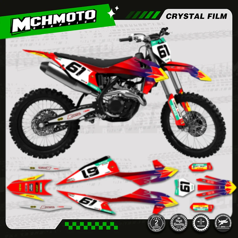 MCHMFG наклейки с полной графикой для KTM 2019 2020 2021 25 250 300 350 450-009EXC EXC-F 2020 2021 2022 2023 SX SXF 
MCHMFG наклейки с полной графикой для KTM 2019 2020 2021 25 250 300 350 450-009EXC EXC-F 2020 2021 2022 2023 SX SXF