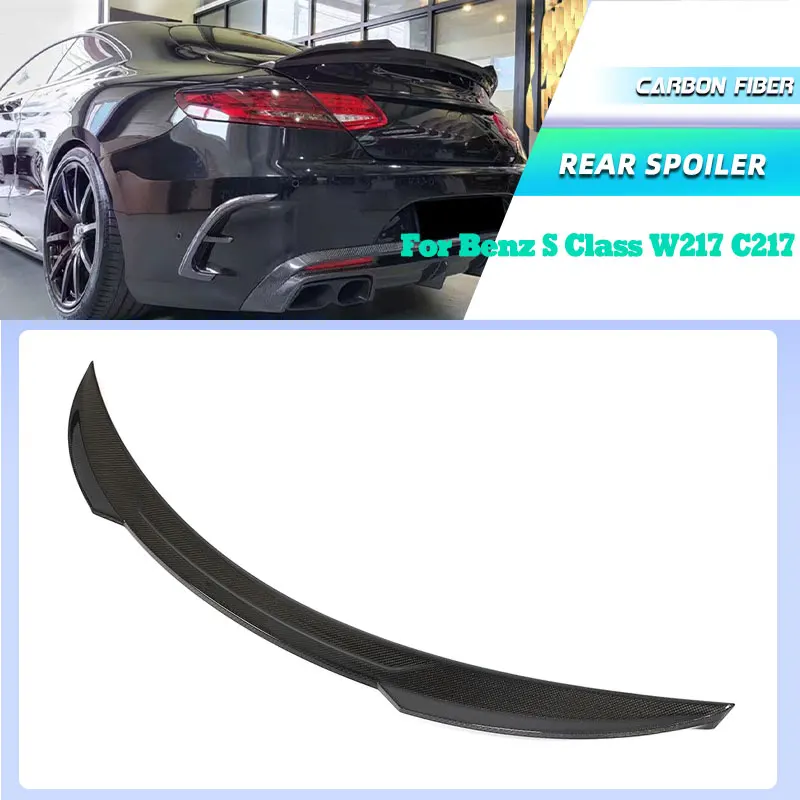 Full Carbon Fiber Car Rear Trunk Spoiler Wings for Mercedes Benz S Class W217 C217 Coupe 2-Door 2015-2020 Rear Spoiler Wing Lip
Full Carbon Fiber Car Rear Trunk Spoiler Wings for Mercedes Benz S Class W217 C217 Coupe 2-Door 2015-2020 Rear Spoiler Wing Lip