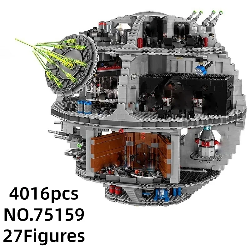 4016pcs Death Star III Platform Ultimate Weapon Building Blocks 75159, Battle Station Model, Home Decor Ornament, Festival Gift
4016pcs Death Star III Platform Ultimate Weapon Building Blocks 75159, Battle Station Model, Home Decor Ornament, Festival Gift