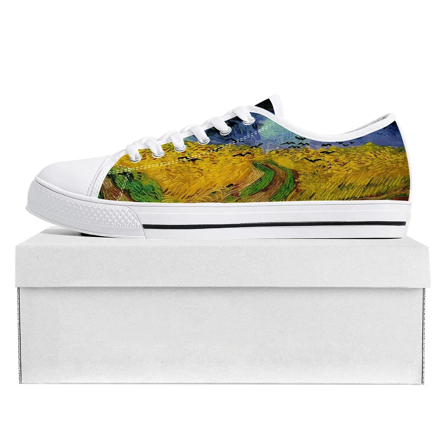 Van Gogh Oil Painting Rye Crows Low Top High Quality Sports Men Ladies Teenagers Canvas Couple Custom
Van Gogh Oil Painting Rye Crows Low Top High Quality Sports Men Ladies Teenagers Canvas Couple Custom