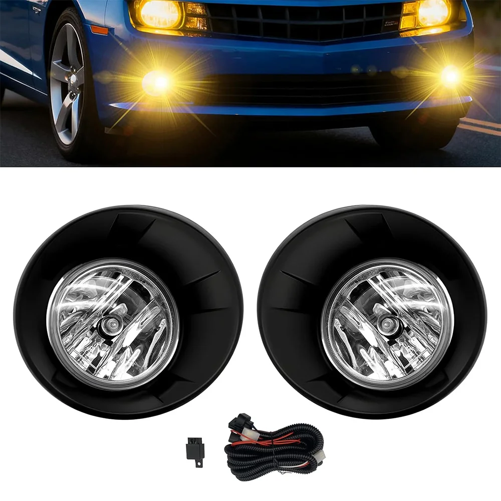 Halogen Fog Lights for Chevrolet Camaro 2010 2011 2012 2013 Front Bumper Driving Fog Lamp Assembly Replacement Kits
Halogen Fog Lights for Chevrolet Camaro 2010 2011 2012 2013 Front Bumper Driving Fog Lamp Assembly Replacement Kits