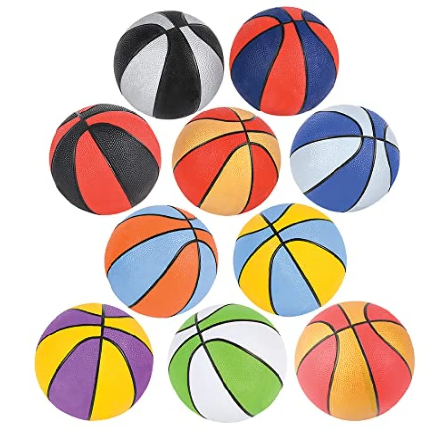 5 Inch Assorted Multi-Color Micro Basketballs - Pack of Ten
5 Inch Assorted Multi-Color Micro Basketballs - Pack of Ten