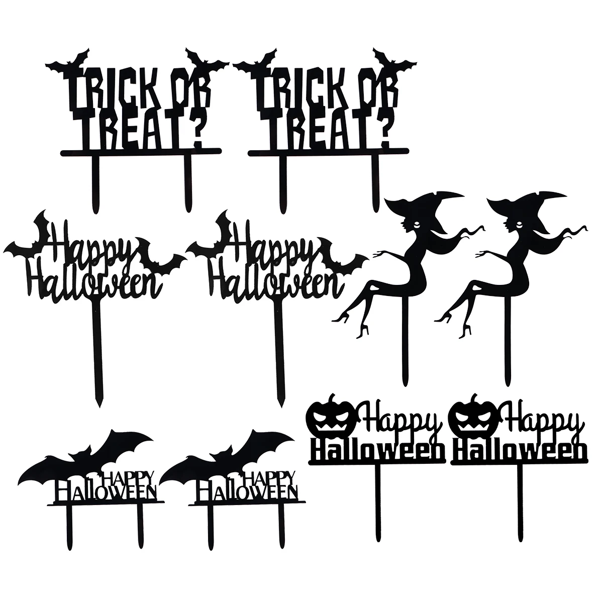 10 Pcs Cake Topper Halloween Style Party Supplies Pumpkin Design Dessert Cards Acrylic Cake Insertion Safe Decoration
10 Pcs Cake Topper Halloween Style Party Supplies Pumpkin Design Dessert Cards Acrylic Cake Insertion Safe Decoration