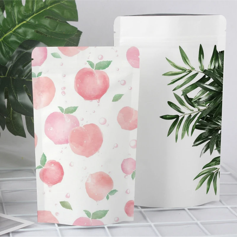 Printed Logo Kraft Paper Pouch Standing Zipper Bag White Color Holiday Gift Pouch Wedding Party
Printed Logo Kraft Paper Pouch Standing Zipper Bag White Color Holiday Gift Pouch Wedding Party