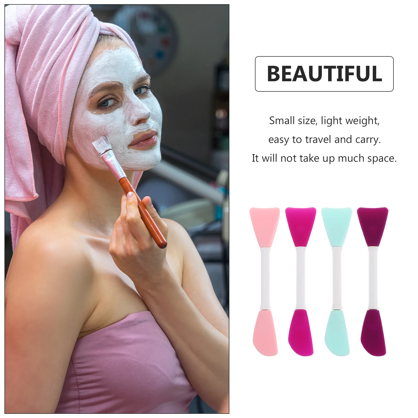 4 Pcs Frosted Mask Brush Miss Facial Tools Exfoliating Silica Gel Flexible Mud Applicator
4 Pcs Frosted Mask Brush Miss Facial Tools Exfoliating Silica Gel Flexible Mud Applicator