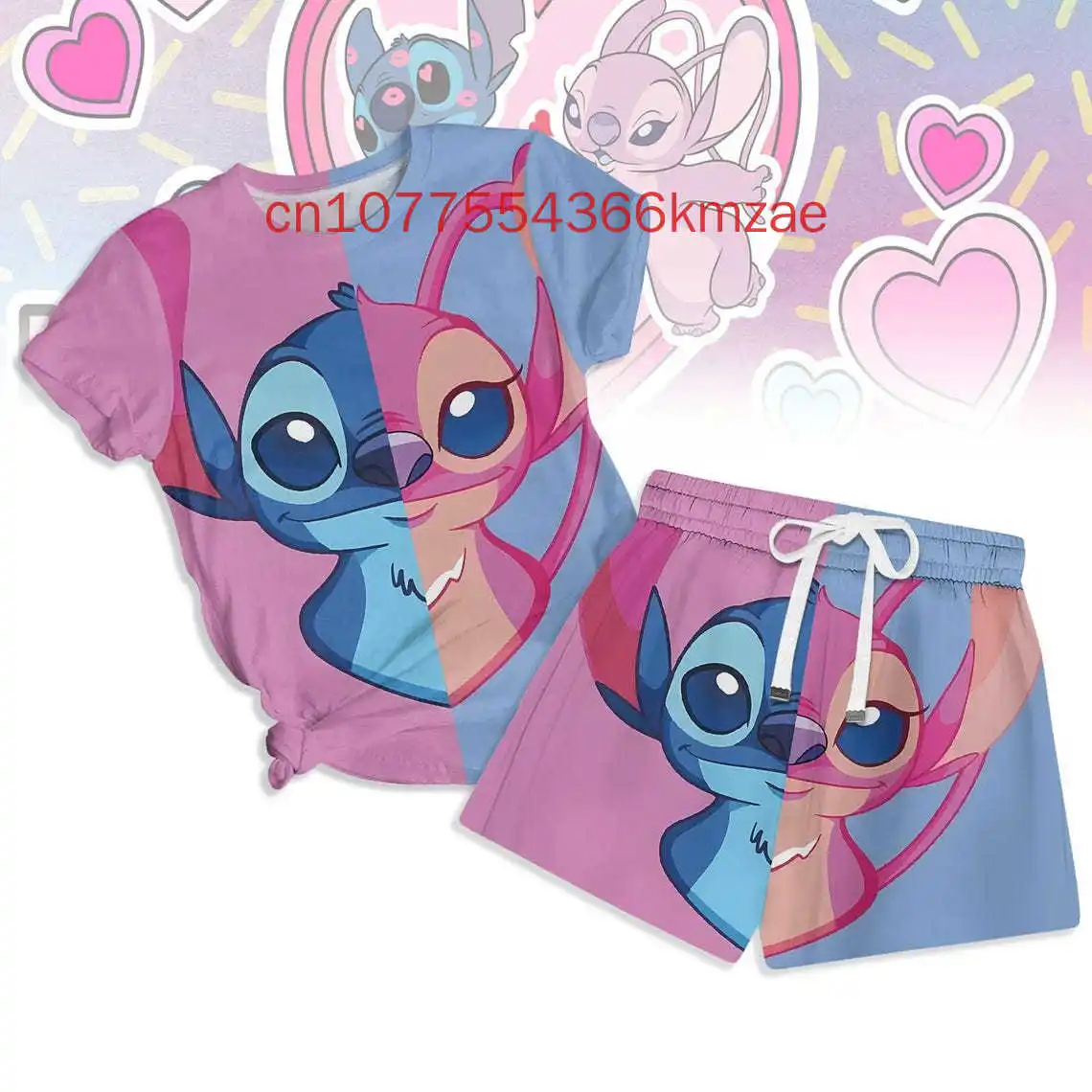 Новинка 2025, детская футболка Disney Stitch, короткий комплект, летний пижамный комплект с 3D принтом из мультфильма Диснея для мальчиков и девочек
Новинка 2025, детская футболка Disney Stitch, короткий комплект, летний пижамный комплект с 3D принтом из мультфильма Диснея для мальчиков и девочек