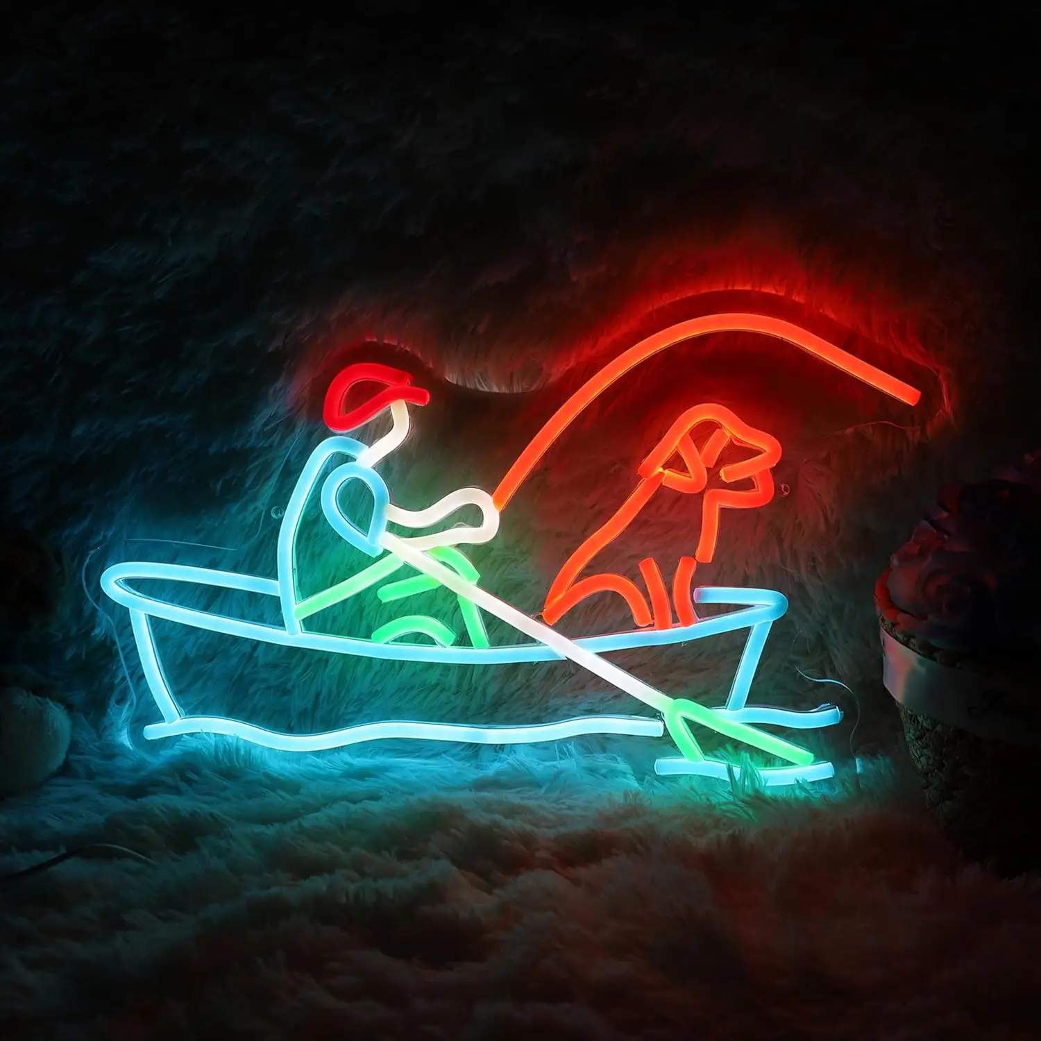 Man And Dog Neon Sign Dimmable Efficient Fishing Night light for Bedroom Hotel Man Cave Decor Wall Decor Birthday Art Gifts
Man And Dog Neon Sign Dimmable Efficient Fishing Night light for Bedroom Hotel Man Cave Decor Wall Decor Birthday Art Gifts