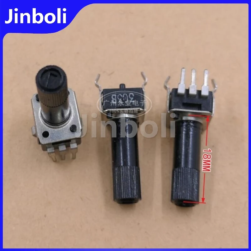 5PCS RV09 Type Single Rotary Adjustable Potentiometer 3Pins B30K B303 Power Amplifier Audio Volume Adjustment Flower Shaft 18MM
5PCS RV09 Type Single Rotary Adjustable Potentiometer 3Pins B30K B303 Power Amplifier Audio Volume Adjustment Flower Shaft 18MM
