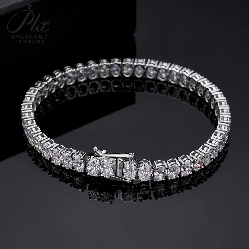 Moissanite Tennis Bracelet D VVS1 925 Silver Factory Direct Hypoallergenic Perfect Gift for Unisex Daily Wear Anniversary Gift
Moissanite Tennis Bracelet D VVS1 925 Silver Factory Direct Hypoallergenic Perfect Gift for Unisex Daily Wear Anniversary Gift