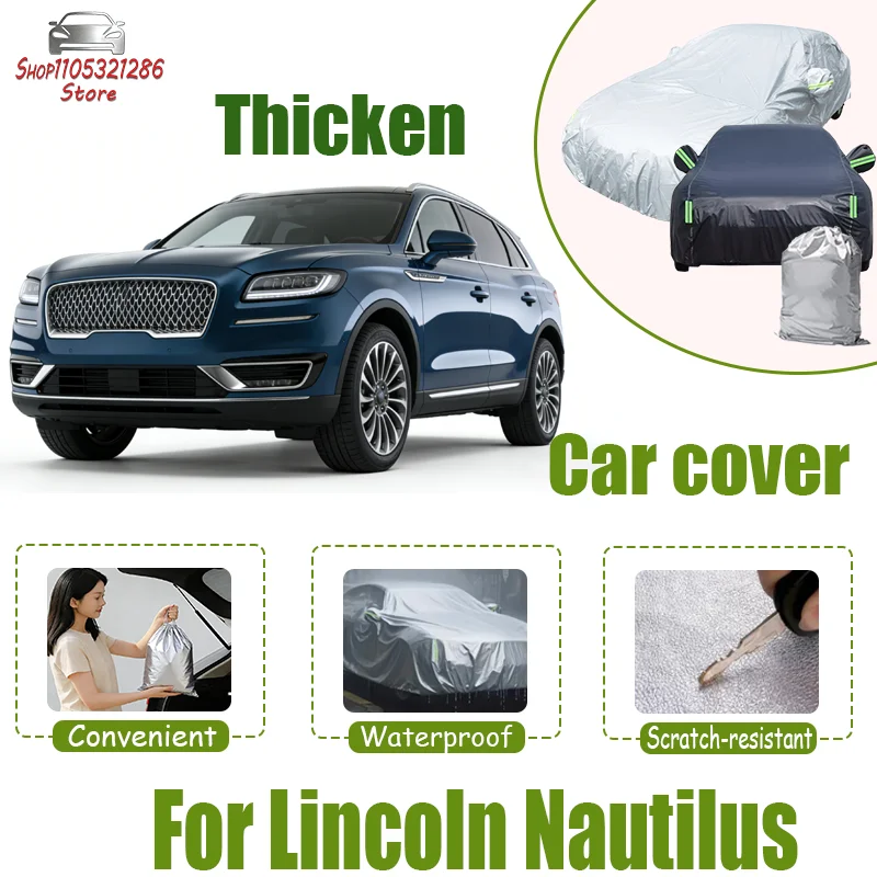 Full Car Cover For Lincoln Nautilus Outdoor Use - Waterproof Snowproof Sunshade, Winter & Summer Auto Protection Accessories
Full Car Cover For Lincoln Nautilus Outdoor Use - Waterproof Snowproof Sunshade, Winter & Summer Auto Protection Accessories