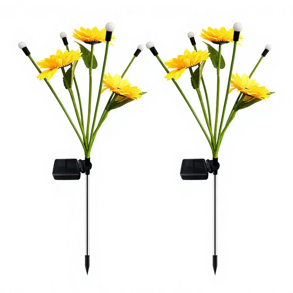 Outdoor Solar Sunflower Lights Solar Sunflower Garden Lights with Firefly Led Waterproof Outdoor Lawn Lamps Automatic On/off
Outdoor Solar Sunflower Lights Solar Sunflower Garden Lights with Firefly Led Waterproof Outdoor Lawn Lamps Automatic On/off