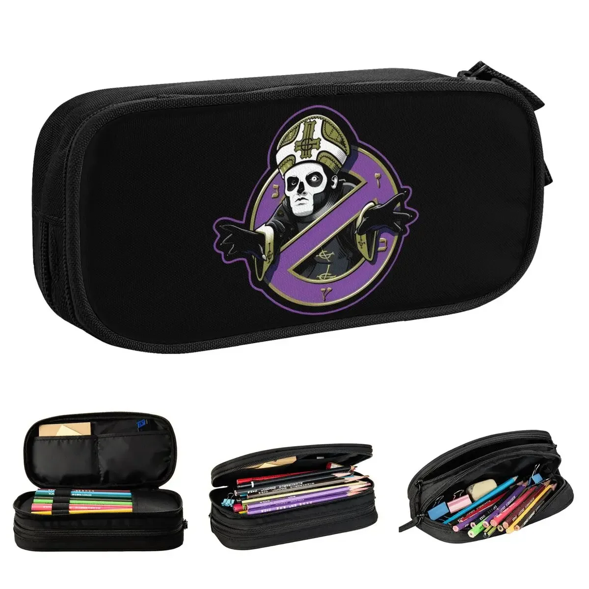 Band Ghost Pencil Cases Creative Metal Rock Pen Box Bag Girls Boys Big Capacity School Supplies Gifts Pencilcases
Band Ghost Pencil Cases Creative Metal Rock Pen Box Bag Girls Boys Big Capacity School Supplies Gifts Pencilcases