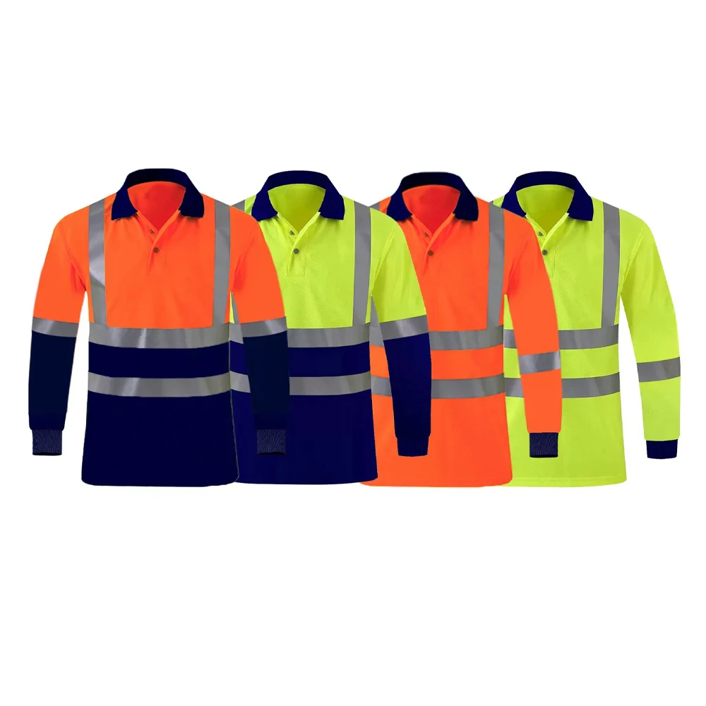 Long Sleeved Reflective T-Shirt for Men Construction Site Quick Dry Fluorescent Yellow Hi Vis Workwear Vest Work Clothing
Long Sleeved Reflective T-Shirt for Men Construction Site Quick Dry Fluorescent Yellow Hi Vis Workwear Vest Work Clothing