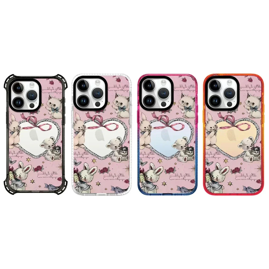 Bear Rabbit Acrylic Border iPhone 12 13 14 15 16 Pro Max Protective Case, Fits iPhone 16 Pro Max
Bear Rabbit Acrylic Border iPhone 12 13 14 15 16 Pro Max Protective Case, Fits iPhone 16 Pro Max