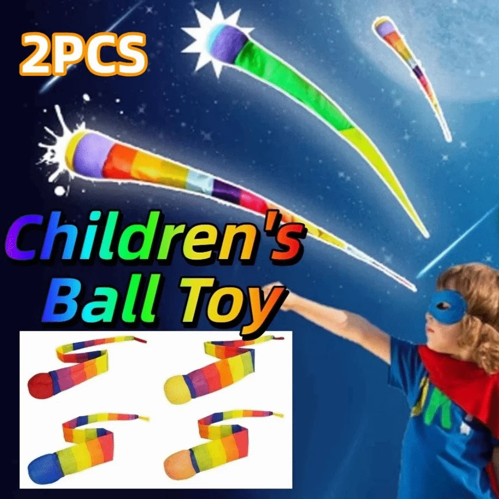 2Pcs Rainbow Tail Soft Tail Meteor Ball Safe Catch Sensory Play Children's Rainbow Hand Throwing Ball Eco-Friendly Soft Ball
2Pcs Rainbow Tail Soft Tail Meteor Ball Safe Catch Sensory Play Children's Rainbow Hand Throwing Ball Eco-Friendly Soft Ball