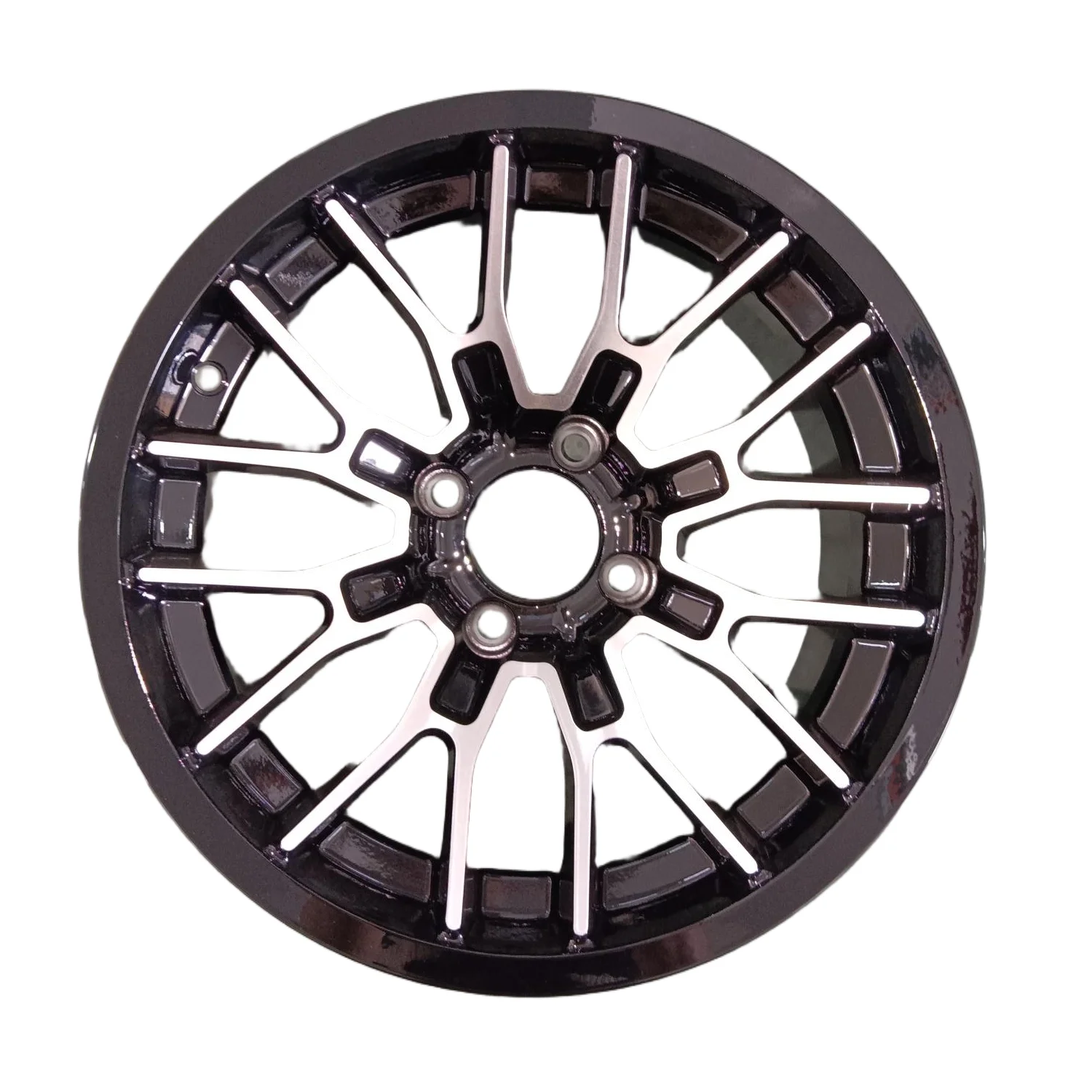 New Aluminum Glossy Black Golf Wheel Hub NBR 12-11b (12x7-4-101.6-68.2-negative14)
New Aluminum Glossy Black Golf Wheel Hub NBR 12-11b (12x7-4-101.6-68.2-negative14)