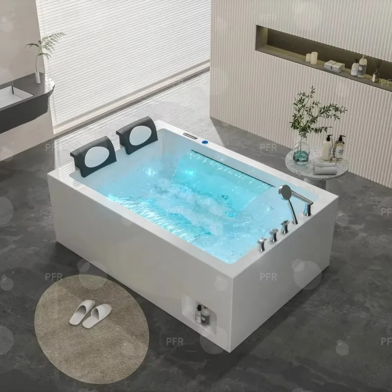 【Hot Item】Hot 2-Person Freestanding Whirlpool Bath Tubs With Hydromassage Jets Heater Shower Drainer For Hotel Relaxation Modern
【Hot Item】Hot 2-Person Freestanding Whirlpool Bath Tubs With Hydromassage Jets Heater Shower Drainer For Hotel Relaxation Modern