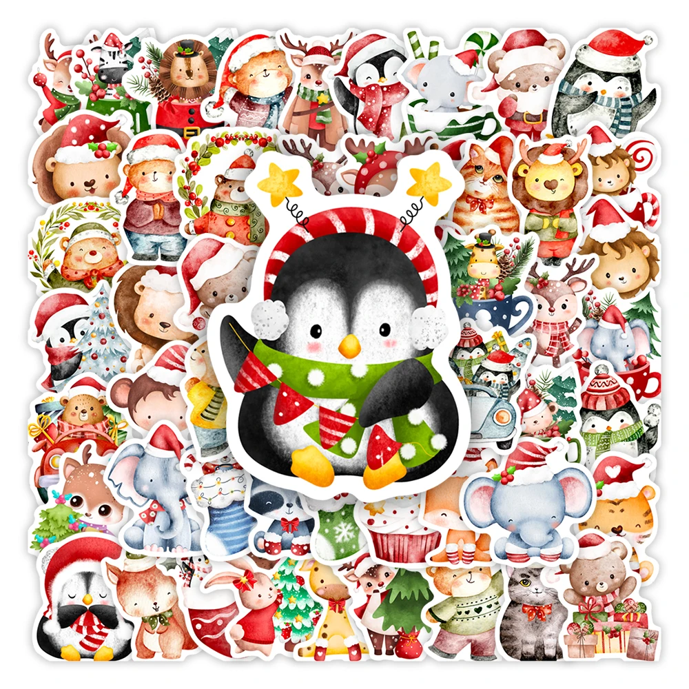 Cute Cartoon Christmas Animals Stickers Snowman Moose Critters DIY Toys Waterproof Decal for Scrapbook Laptop Bottles Decorative
Cute Cartoon Christmas Animals Stickers Snowman Moose Critters DIY Toys Waterproof Decal for Scrapbook Laptop Bottles Decorative