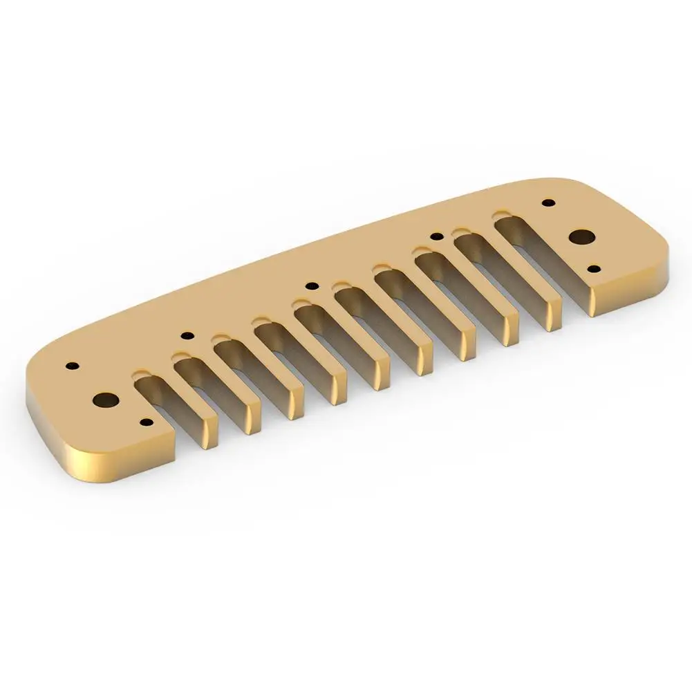 3 Colors Aluminum Alloy 10-Hole Blues Harmonica Comb Replacement for Golden Melody - Accessories
3 Colors Aluminum Alloy 10-Hole Blues Harmonica Comb Replacement for Golden Melody - Accessories