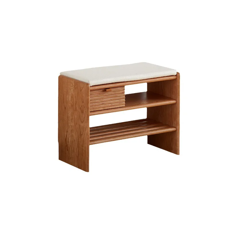 Nordic solid wood shoe changing stool, home entrance, soft bag seat cushion shoe cabinet, integrated long stool
Nordic solid wood shoe changing stool, home entrance, soft bag seat cushion shoe cabinet, integrated long stool