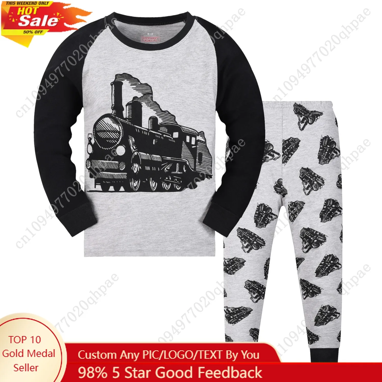 1615 flame retardant train boys' long-sleeved and long-pants pajama set, suitable for boys aged 2 to 9
1615 flame retardant train boys' long-sleeved and long-pants pajama set, suitable for boys aged 2 to 9