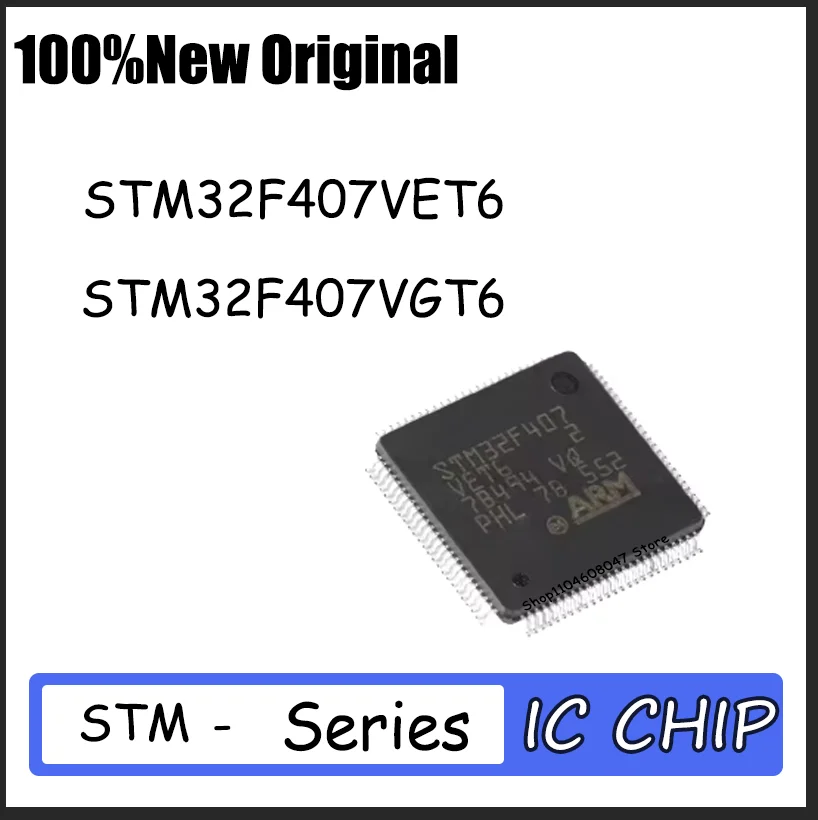 1PCS Brand new STM32F407VET6 STM32F407VGT6 F407VET6 F407VGT6 QFP-100 Quality assurance
1PCS Brand new STM32F407VET6 STM32F407VGT6 F407VET6 F407VGT6 QFP-100 Quality assurance