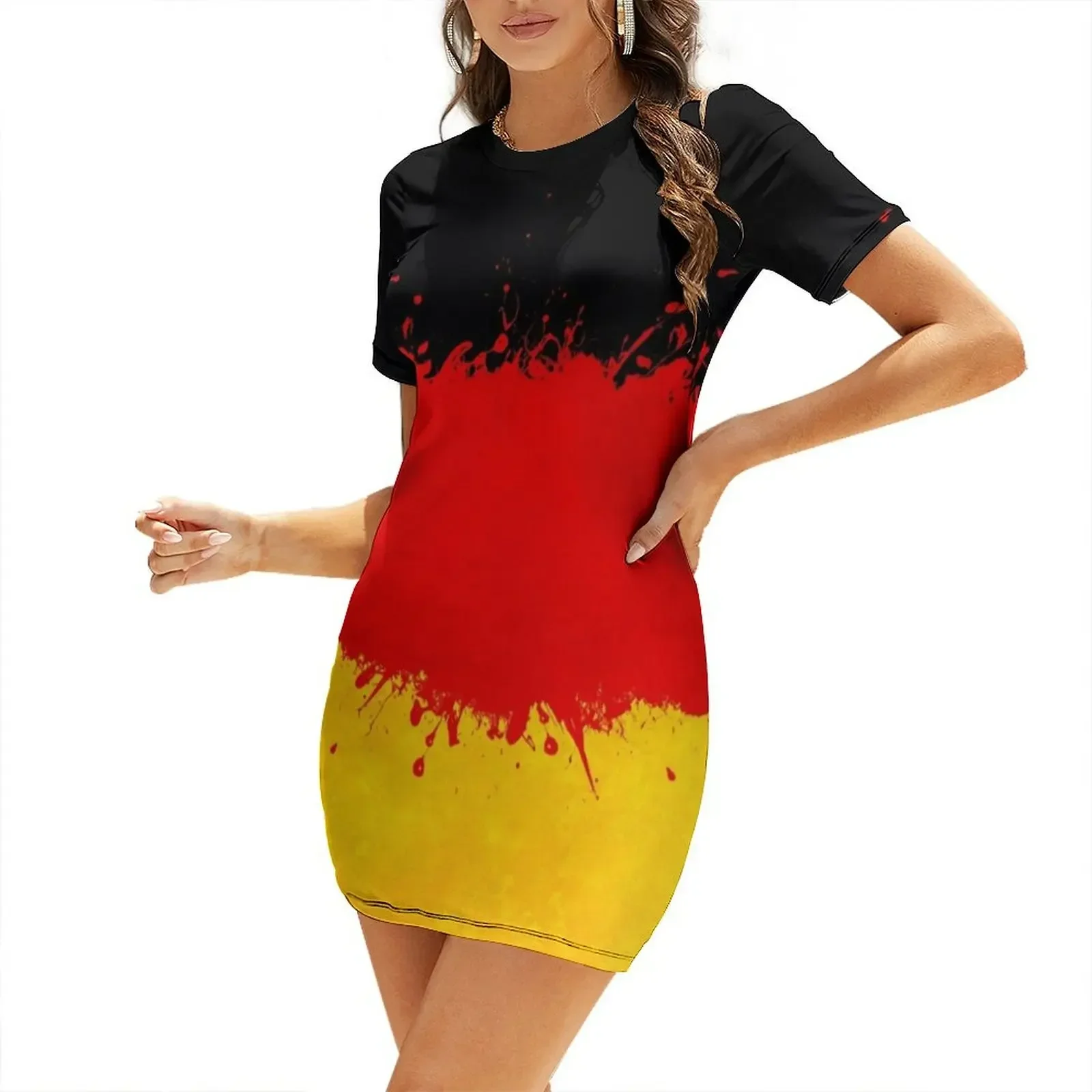 Deutschland Short-Sleeved Dress african dresses for woman Evening dresses
Deutschland Short-Sleeved Dress african dresses for woman Evening dresses