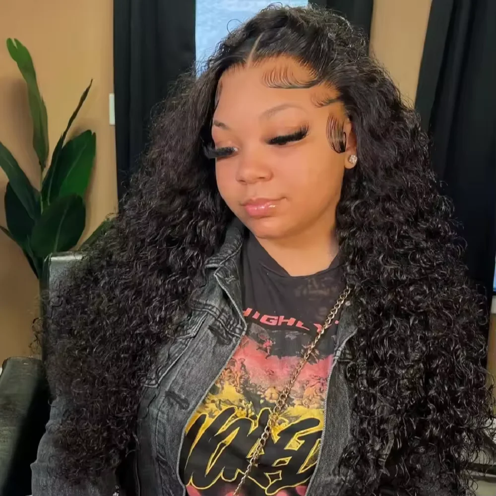 40 42 Inch 13x4 13x6 Hd Lace Front Wigs For Women Deep Wave Lace Frontal Wig Water Wave Curly Human Hair PrePlucked Lace Wig
40 42 Inch 13x4 13x6 Hd Lace Front Wigs For Women Deep Wave Lace Frontal Wig Water Wave Curly Human Hair PrePlucked Lace Wig