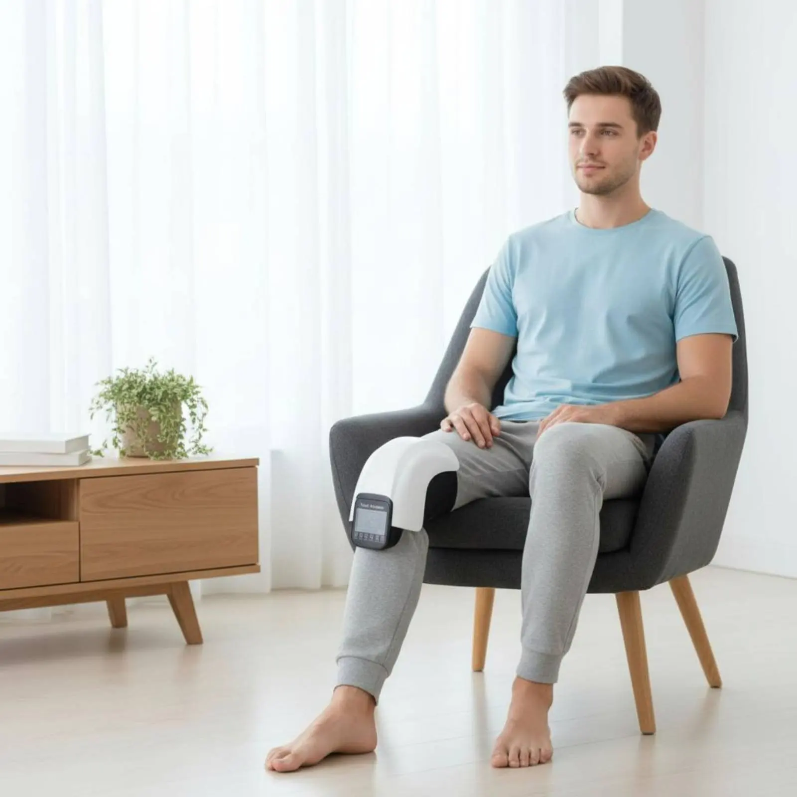 Electric Knee Massager Auto-Shut down Timer Heated Knee Brace Vibrating Joint Massager 3 Heat Settings Health Appliance Cordless
Electric Knee Massager Auto-Shut down Timer Heated Knee Brace Vibrating Joint Massager 3 Heat Settings Health Appliance Cordless