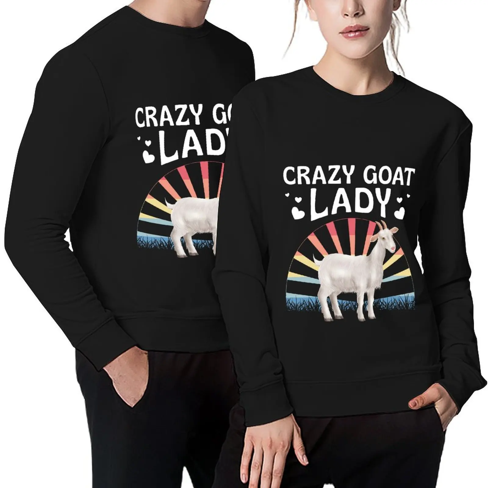 Cute Crazy Goat Lady Goat Whisperers Pullover men's winter sweater men clothes graphic t shirts men graphic sweatshirts
Cute Crazy Goat Lady Goat Whisperers Pullover men's winter sweater men clothes graphic t shirts men graphic sweatshirts