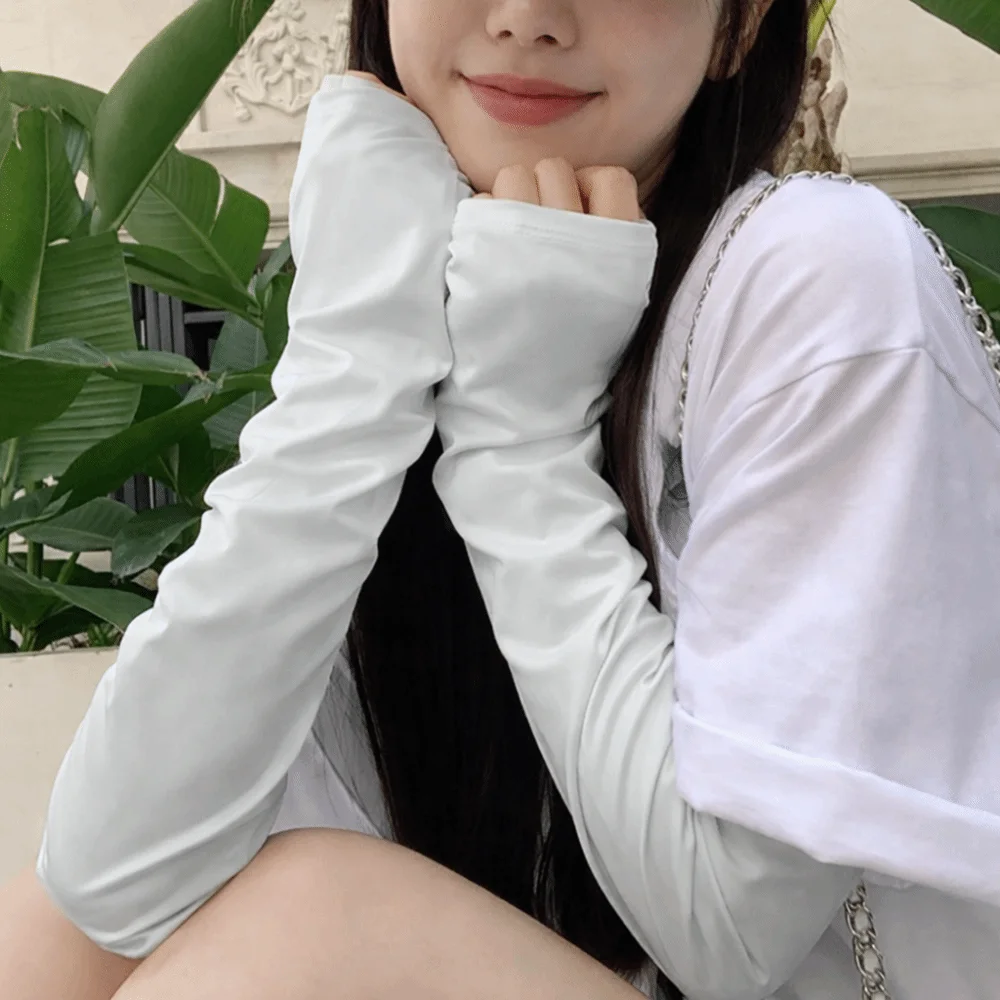 Loose Songkran Festival Ice Silk Sleeves Cooling Effect Elastic Fabric Sun Protection Sleeves Lightweight Polyester Arm Covers
Loose Songkran Festival Ice Silk Sleeves Cooling Effect Elastic Fabric Sun Protection Sleeves Lightweight Polyester Arm Covers
