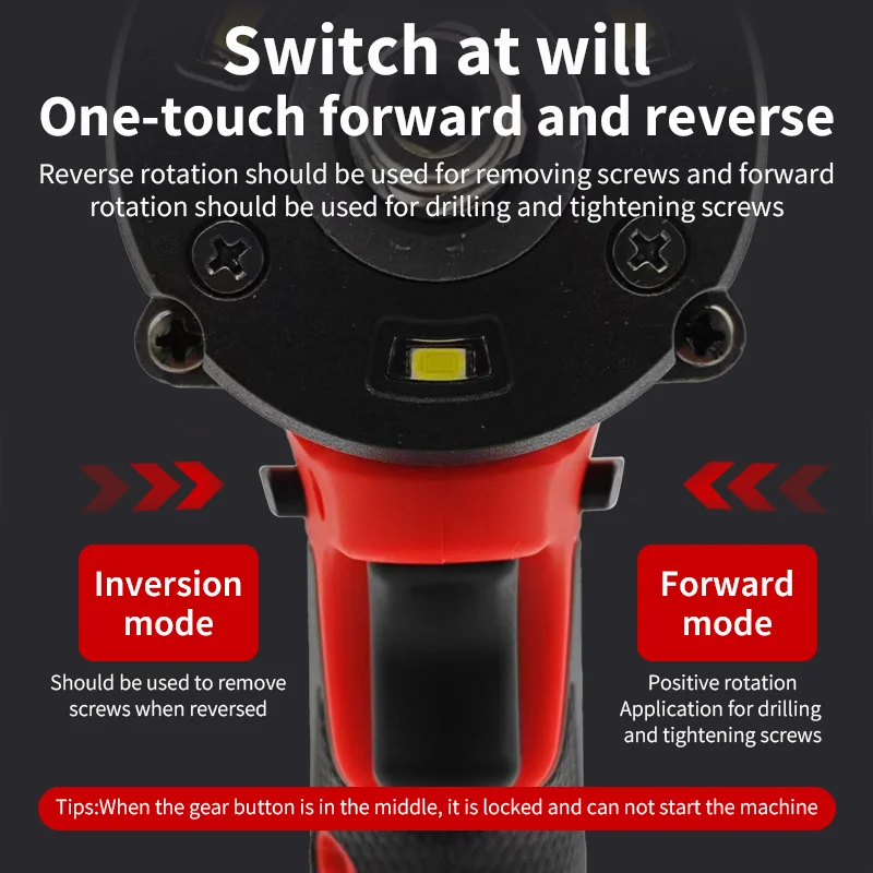 FIW212 Impact wrench Cordless Power Tools Compatible Milwaukee 18V lithium battery Pins
FIW212 Impact wrench Cordless Power Tools Compatible Milwaukee 18V lithium battery Pins