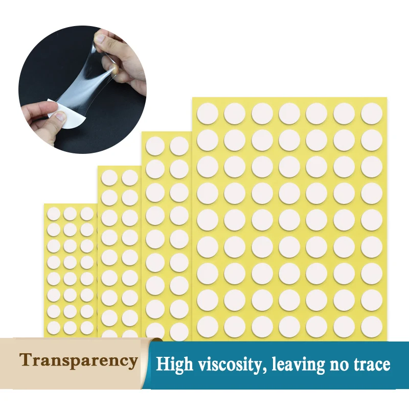 Double Sided Tape Stickers High-adhesive Removable Round Clear Sticky Tack No Trace Waterproof Stickers for Festival Decoration
Double Sided Tape Stickers High-adhesive Removable Round Clear Sticky Tack No Trace Waterproof Stickers for Festival Decoration