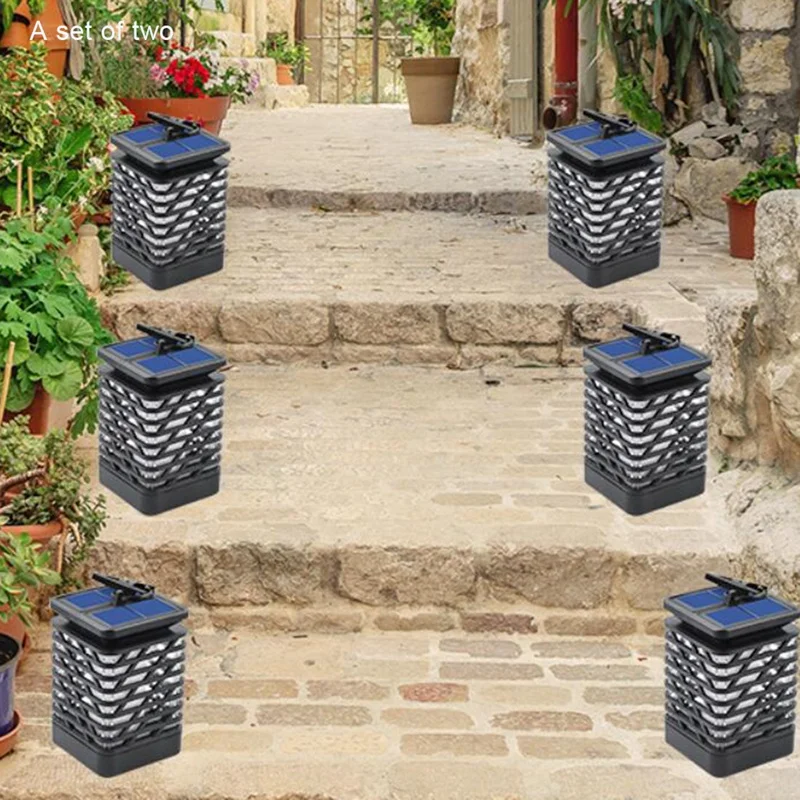 HOT-Outdoor Solar Lanterns LED Waterproof Garden Lamp,Flickering Flame Decorative Garden Lights With Wall Mount&Ground Spike
HOT-Outdoor Solar Lanterns LED Waterproof Garden Lamp,Flickering Flame Decorative Garden Lights With Wall Mount&Ground Spike