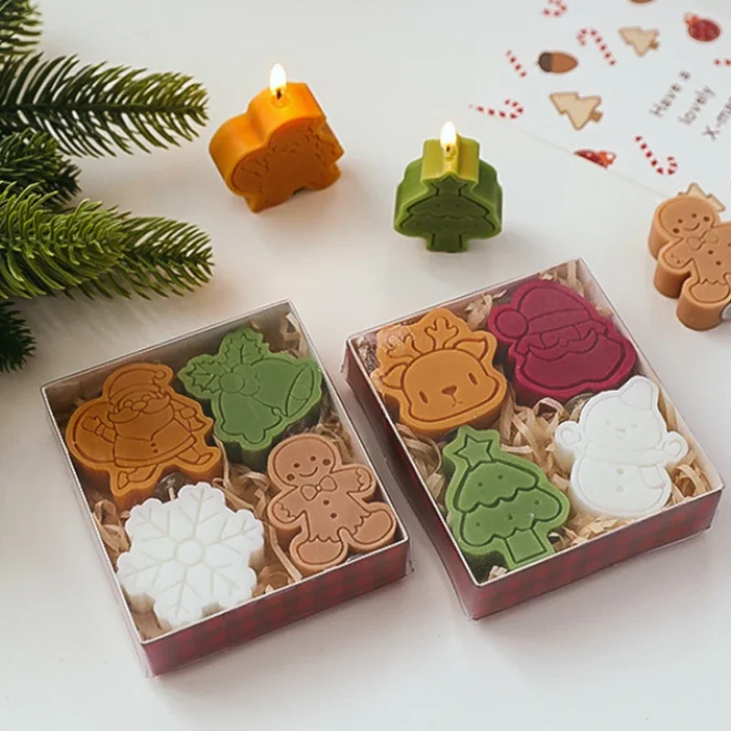 4Pcs Christmas Candles Santa Claus Snowman Elk Scented Candle Aromatherapy Incense New Year Xmas Party Home Decoration Gifts
4Pcs Christmas Candles Santa Claus Snowman Elk Scented Candle Aromatherapy Incense New Year Xmas Party Home Decoration Gifts