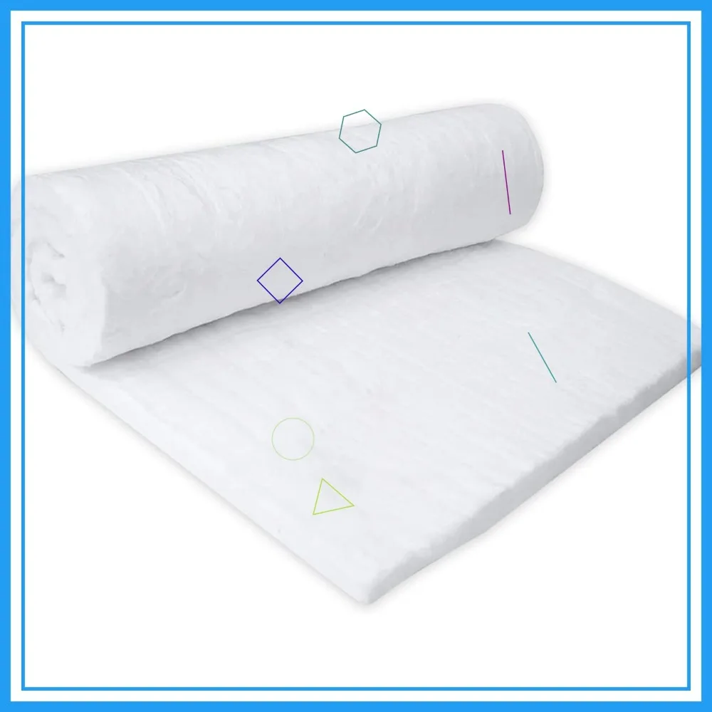 60"x24"x1" Ceramic Fiber Blanket, 2400F Fireproof Insulation for Oven, Kiln, Forge
60"x24"x1" Ceramic Fiber Blanket, 2400F Fireproof Insulation for Oven, Kiln, Forge