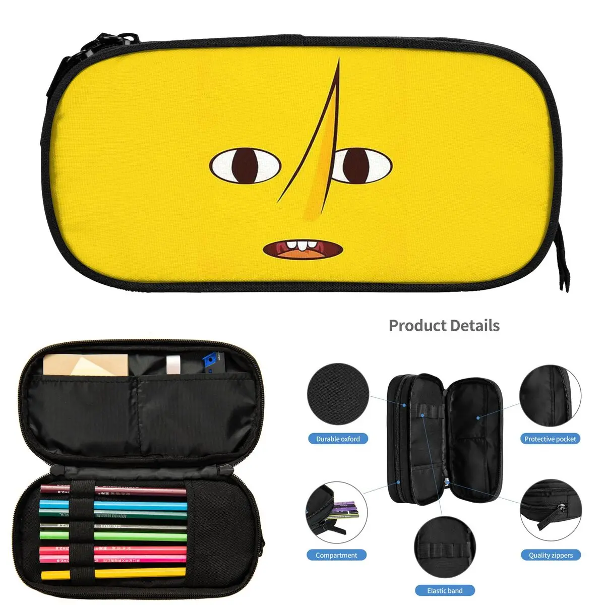 Lemongrab Unacceptable Adventure Time Pencil Cases for Students Gifts Pen Box Pencil Bag Large Storage Pencil Pouch Pen Holder
Lemongrab Unacceptable Adventure Time Pencil Cases for Students Gifts Pen Box Pencil Bag Large Storage Pencil Pouch Pen Holder