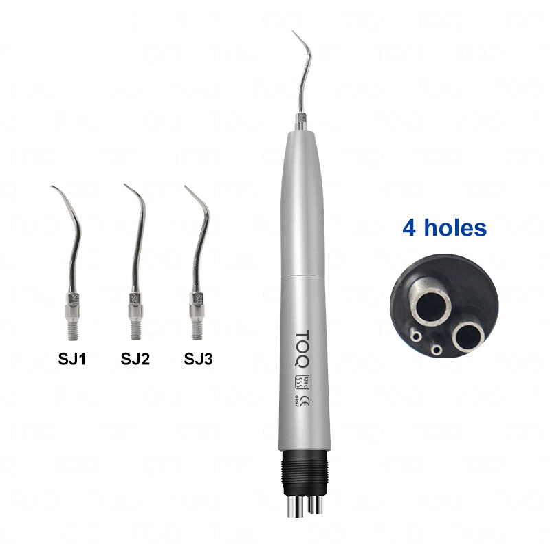 Ultrasonic Scaler Borden/Midwest B2/M4 Air Scaler Handpiece with 3 Tips Pneumatic Scaler
Ultrasonic Scaler Borden/Midwest B2/M4 Air Scaler Handpiece with 3 Tips Pneumatic Scaler